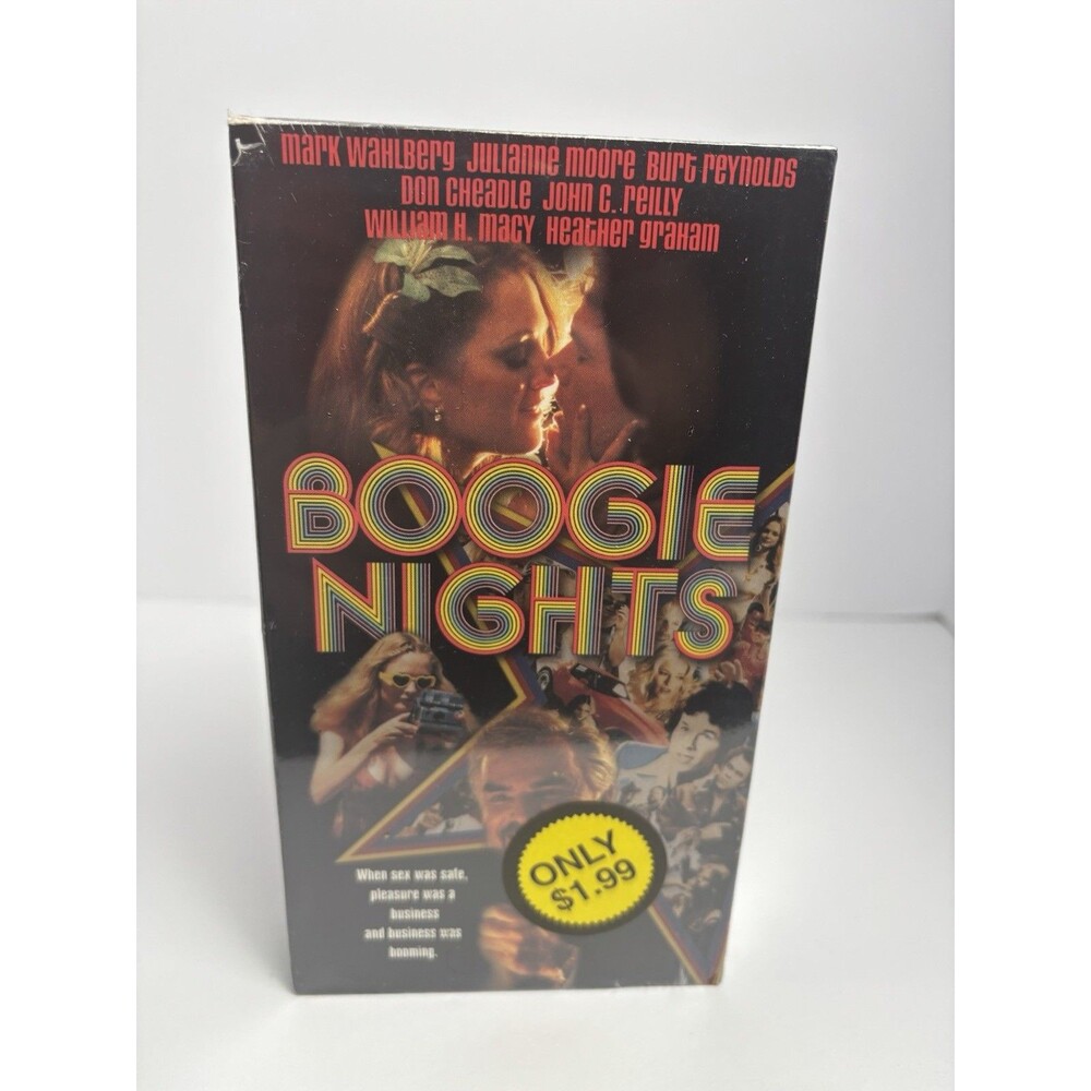 Boogie Nights VHS 1998 Mark Wahlberg **SEALED NEW** Rare Cover Read Below